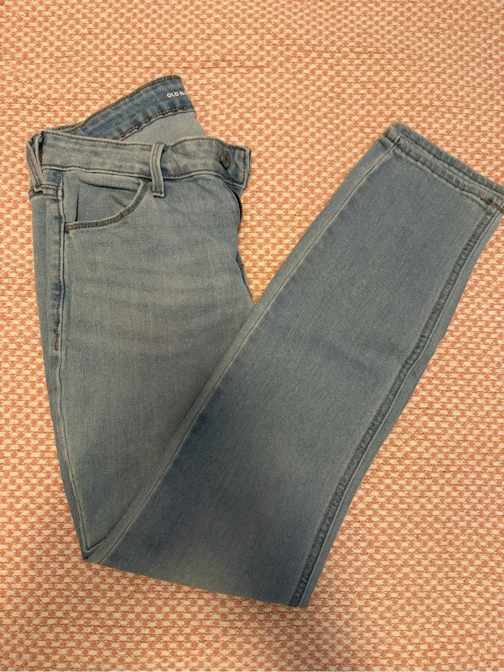 Women’s Old Navy High Rise Wow Straight Light Blue Jeans